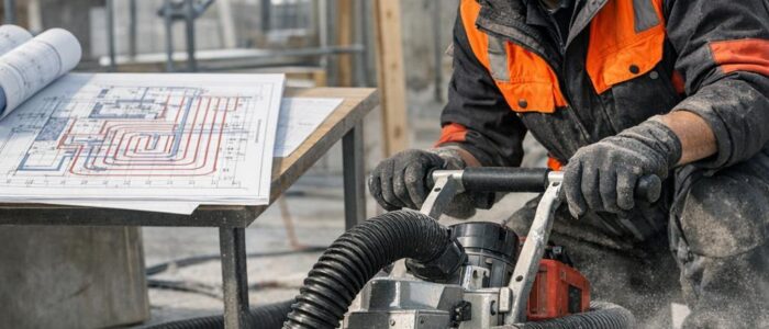 Präzision unter der Oberfläche: So gelingt der perfekte Schnitt für moderne Heizsysteme