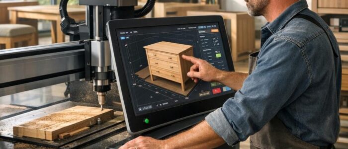 Wenn Holzfertigung auf digitale Präzision trifft: Die Revolution in der Möbelherstellung